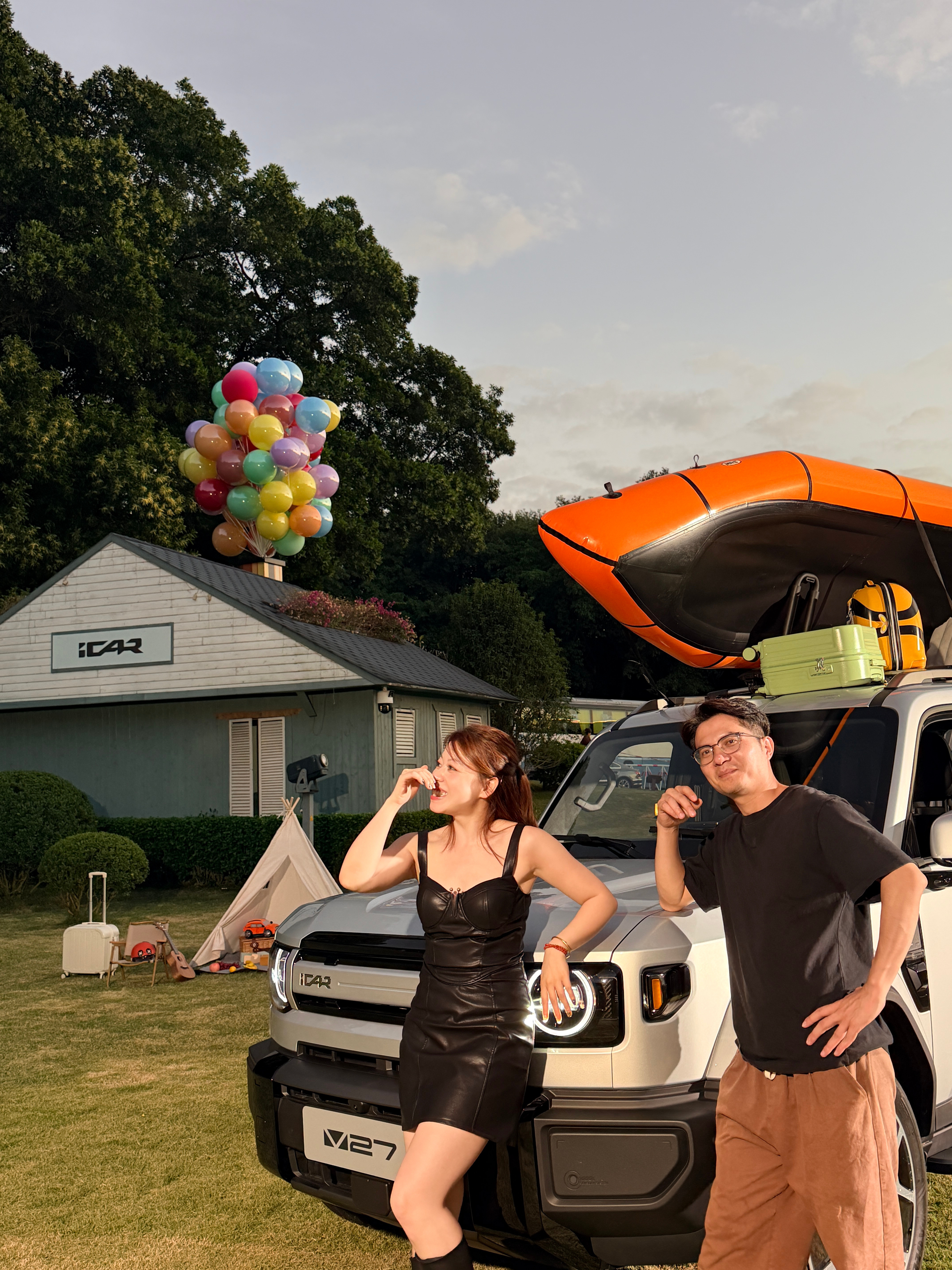 来广州拍iCARV27啦！这次跟我司最帅汽车博主一起整活毕竟iCAR这么会玩