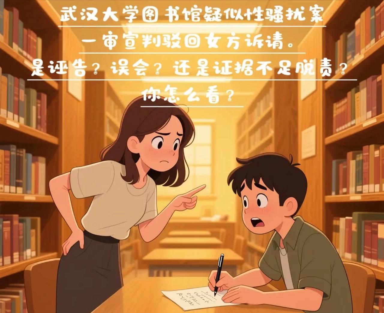 武大杨同学是应该庆幸，要不是她的对手是性格软弱的肖同学，换成其他强势男同学，你盯