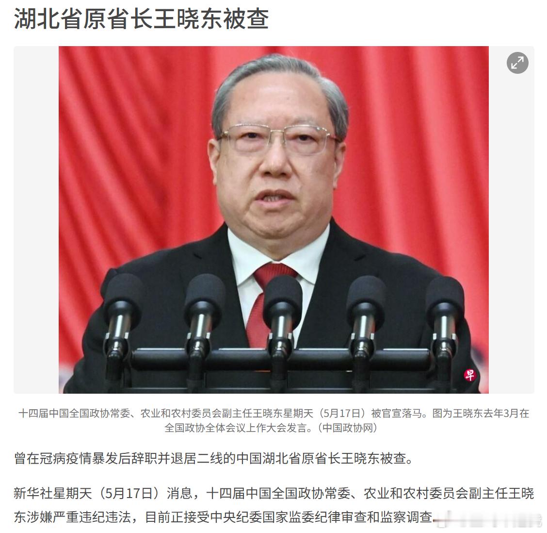 王晓东被查看看新加坡《联合早报》是如何评价该事件的北京