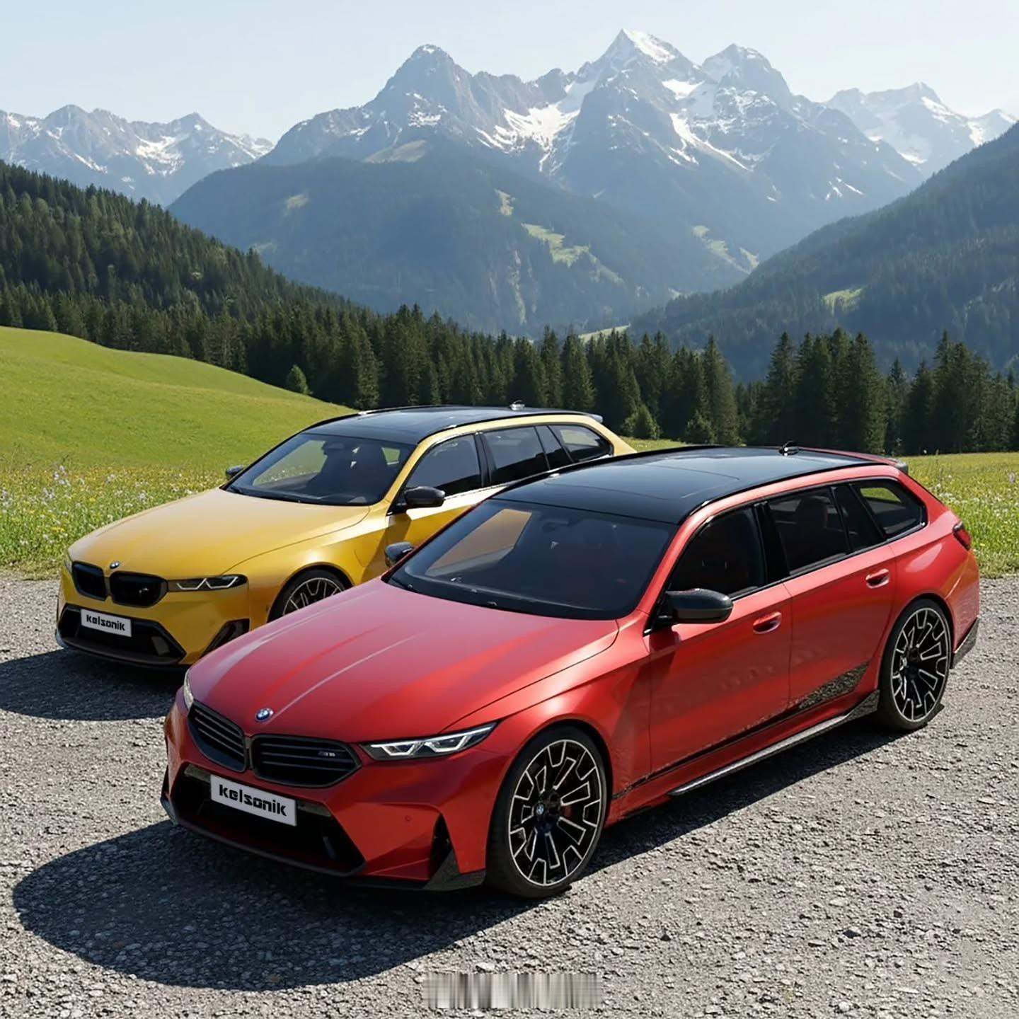 新宝马M5Touring渲染图【新车渲染】新宝马M5Touring渲染图，