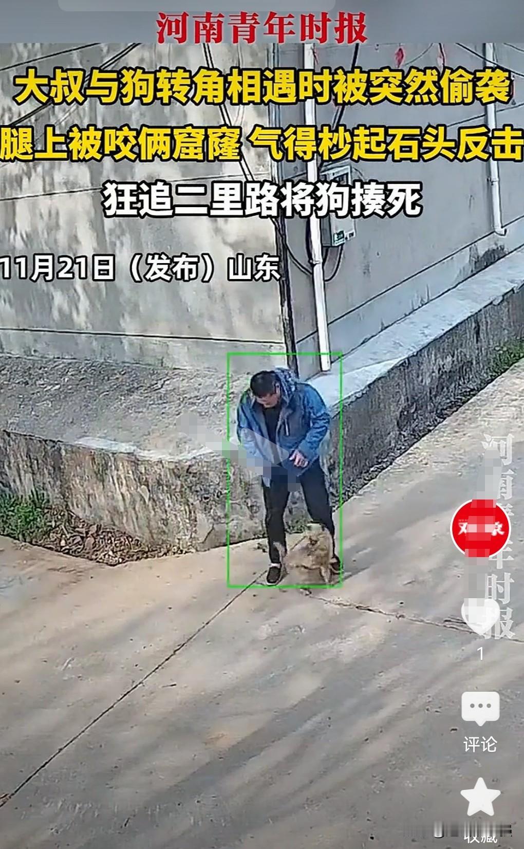 大叔太棒了，就是要严惩这种咬人的狗。此狗不除，要是咬到别的人就麻烦了。11月