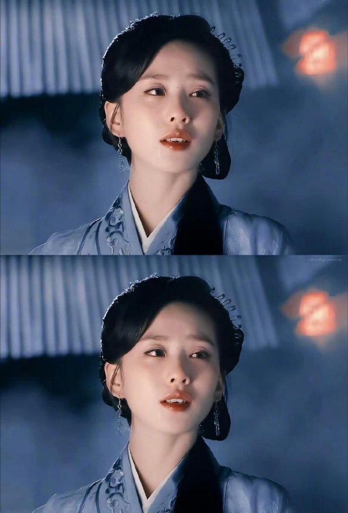 以前光顾着看刘诗诗的脸，现在才发现她头上戴的居然是一排别针