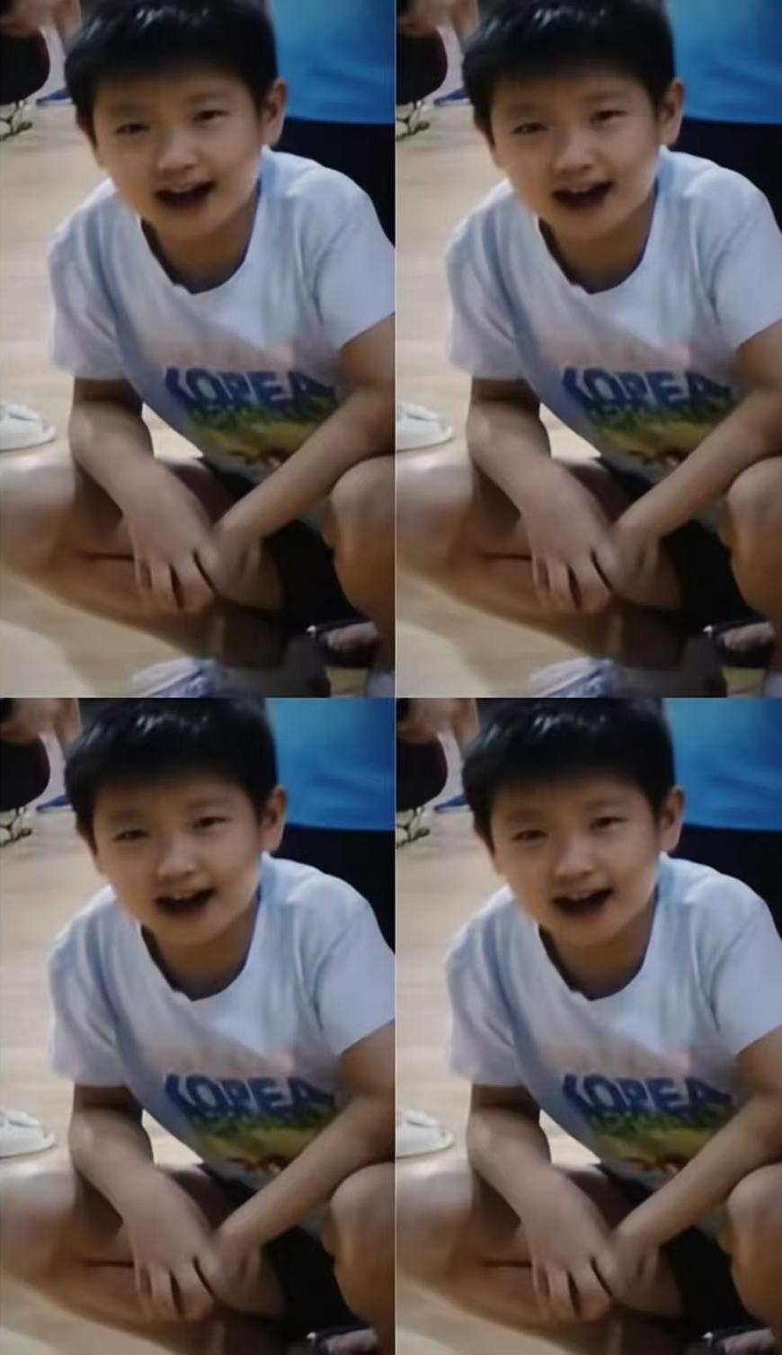 捡到一个小小莎。摄像大哥：“莎包蹲下拍张照片。”莎莎：“好勒”摄像大哥：“