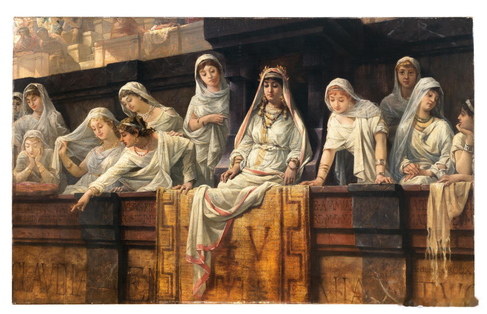 历史知识历史人物法国学院派画家LouisHectorLeroux（182