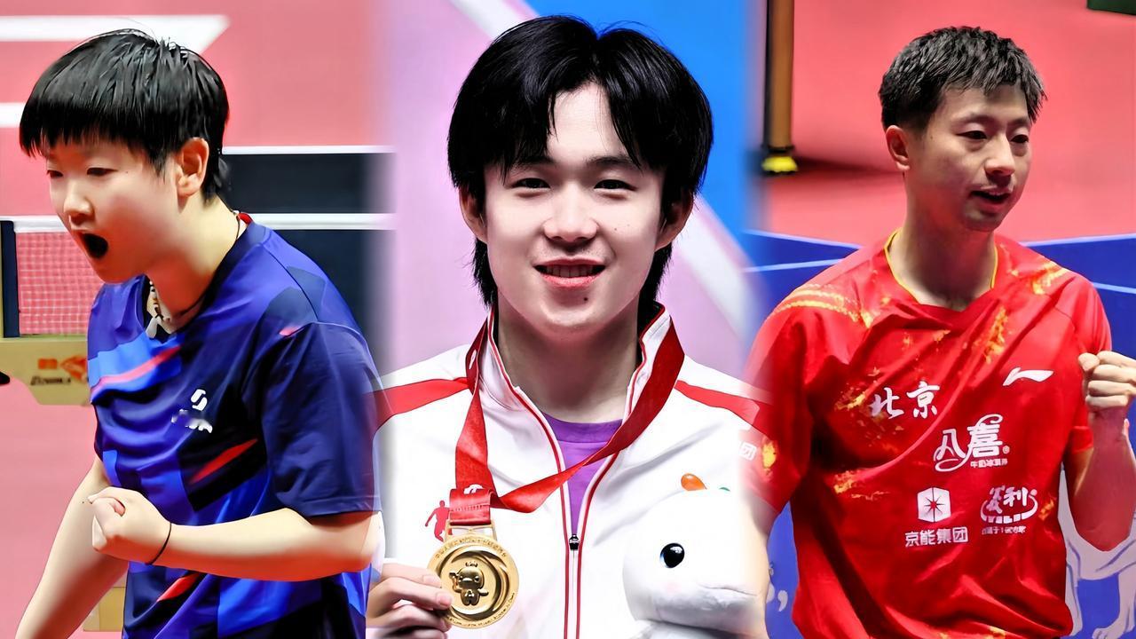 头哥背后有两位特别重要的人：孙颖莎和马龙。莎莎是他搭档了八年的队友，两