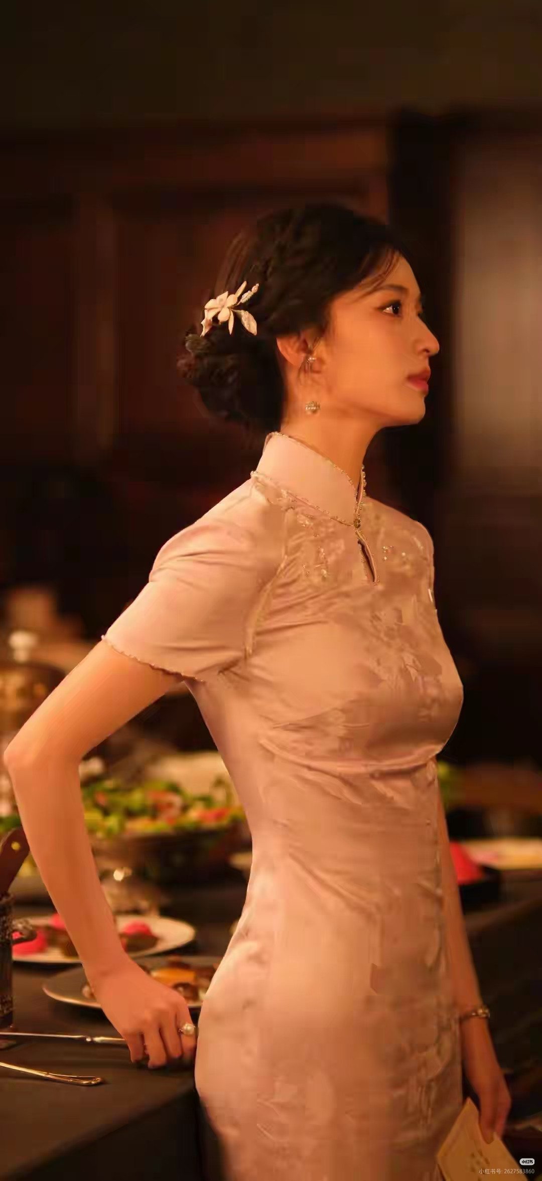 王楚然丨她是谁？白月光！民国旗袍！❤️