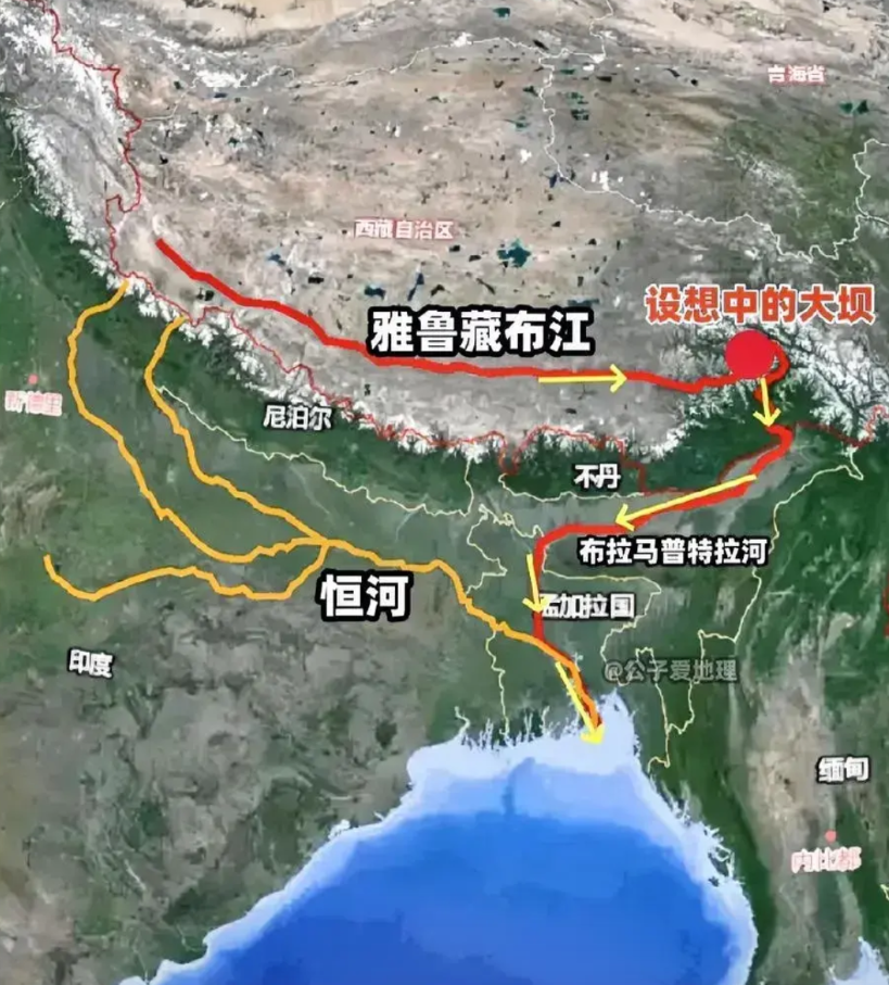 此次过后，雅鲁藏布江水电站的建设，或许再也没有任何阻碍了。印度真是搬起石头砸自己