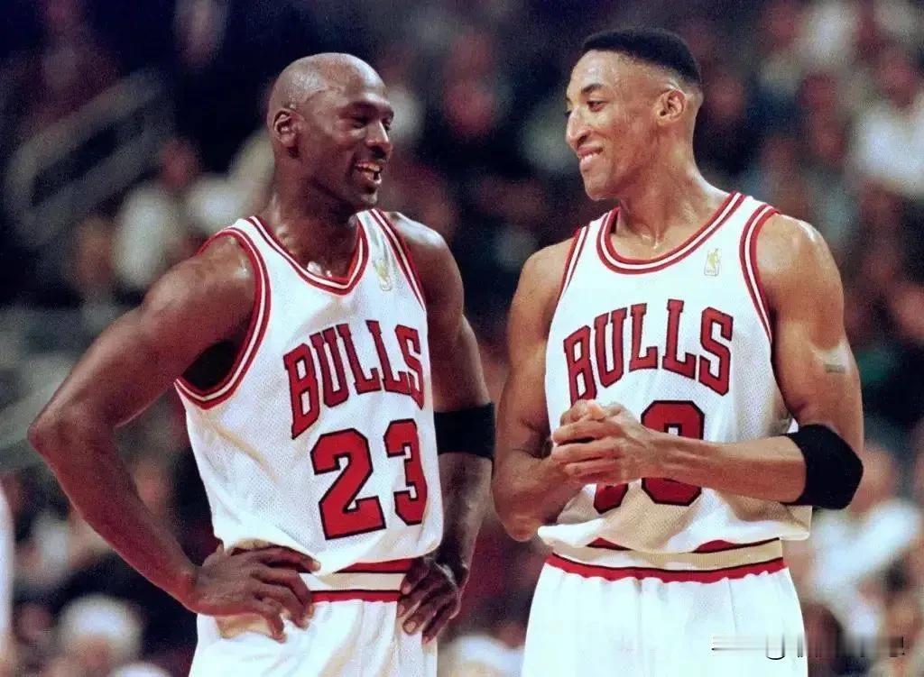 NBA历史双核实力前十排名！大家认同吗？1. 乔丹+皮蓬（公牛）历史最均