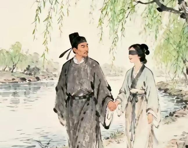 北宋刘庭式考中进士后，已订婚约的娘子因病失明。女方因家贫而如今又失了明，不敢再提