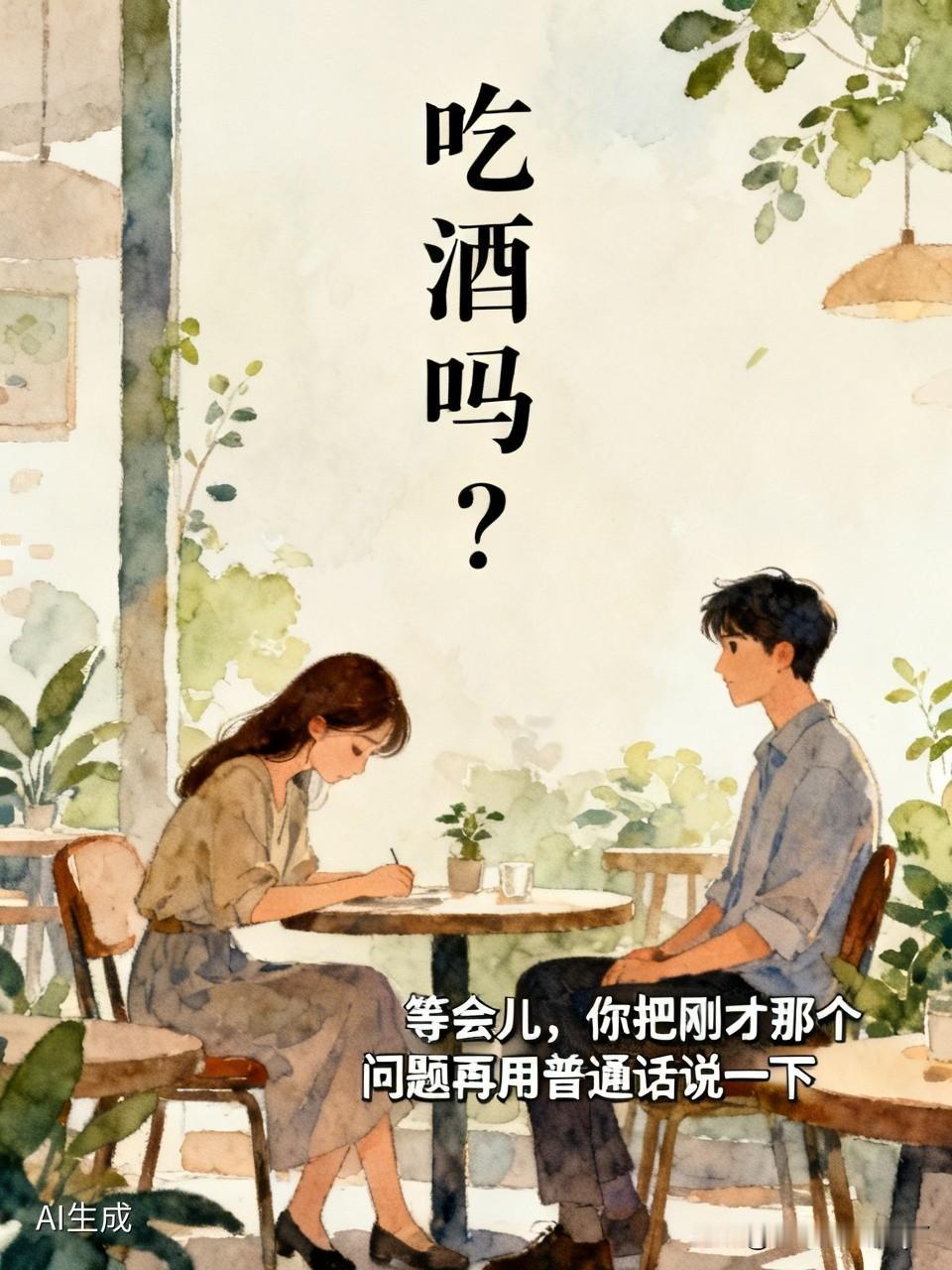 有个男子去相亲，气氛正尴尬时，姑娘忽然害羞地低下头，轻声问道：“我能问你个隐私问