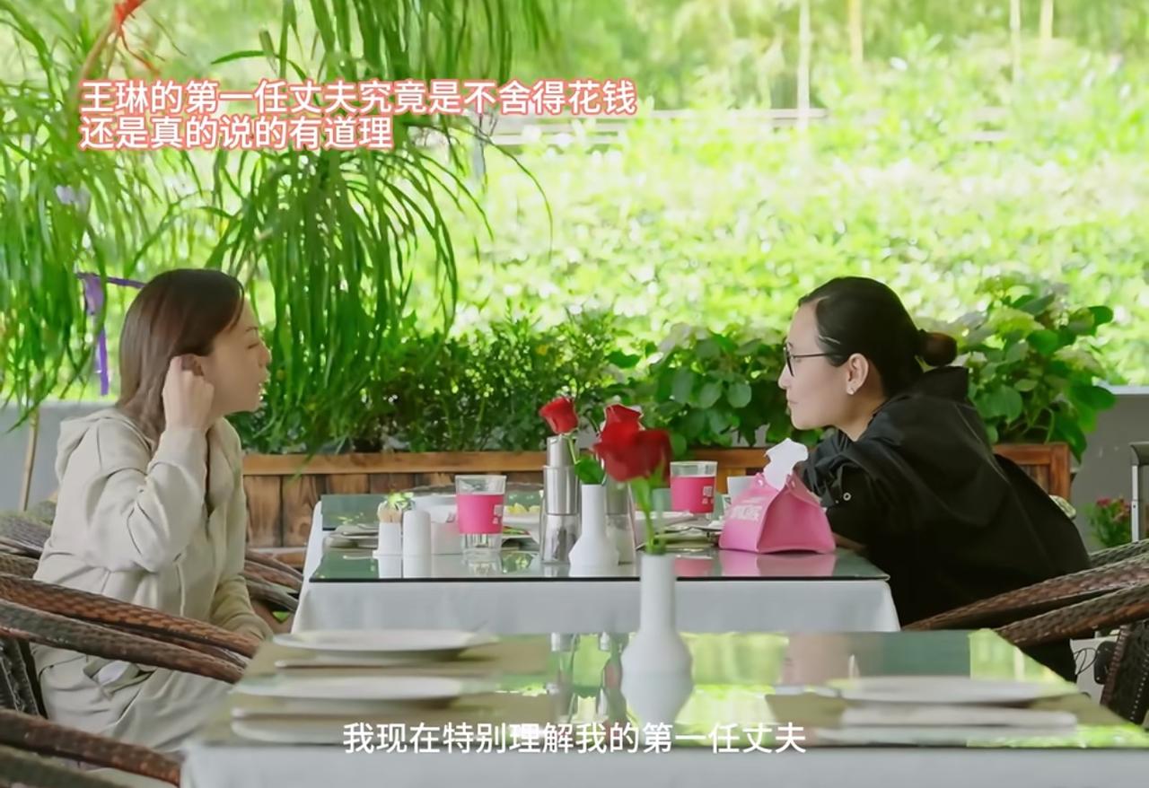 王琳开始理解第一任丈夫不愿意为她花钱买东西。在《姐姐当家》里，王琳说起她的第一