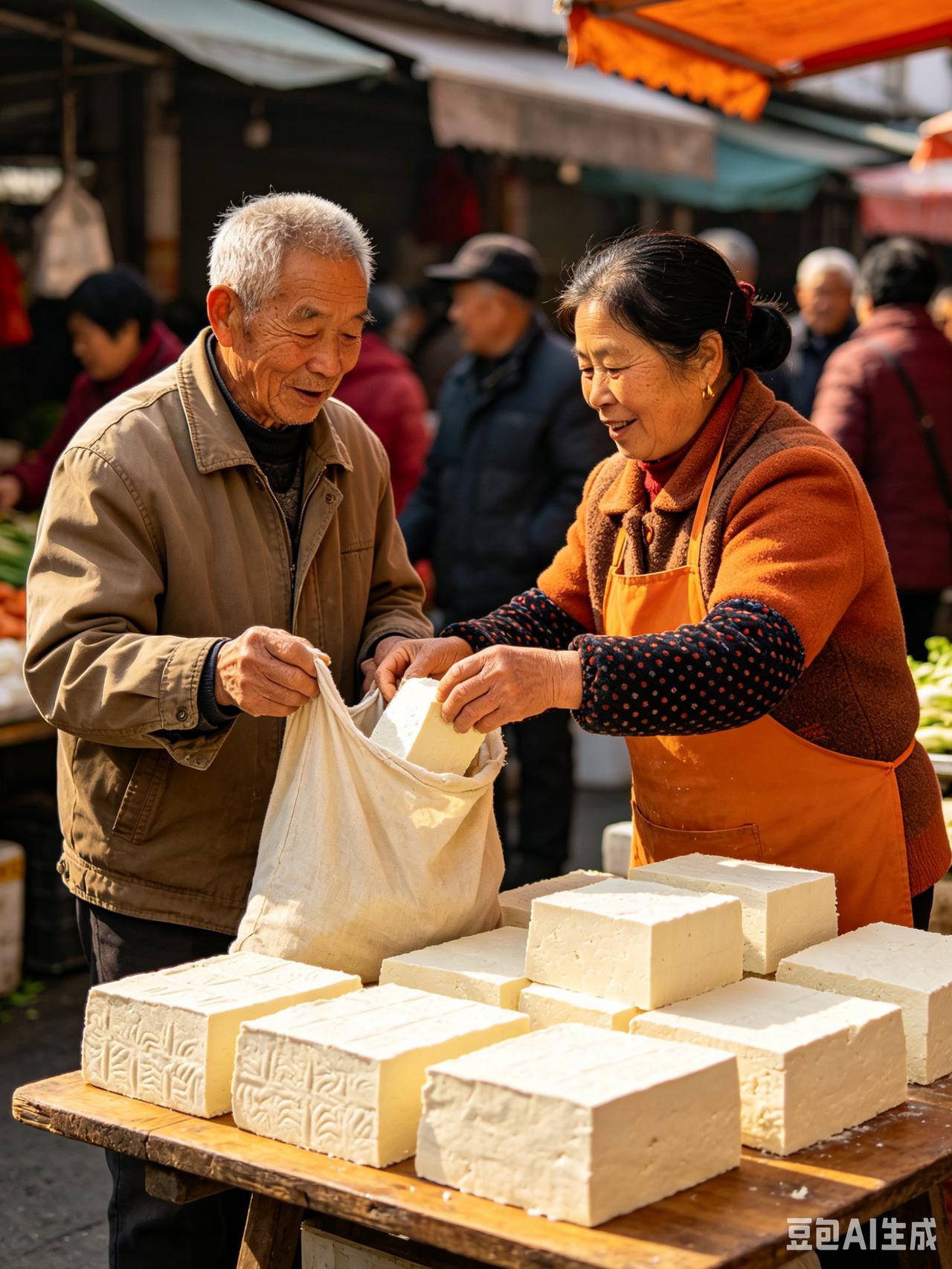 《退休后每日逛菜市场，摊主一句话令我眼眶泛红》退休之前，总感觉日子被闹钟追着跑