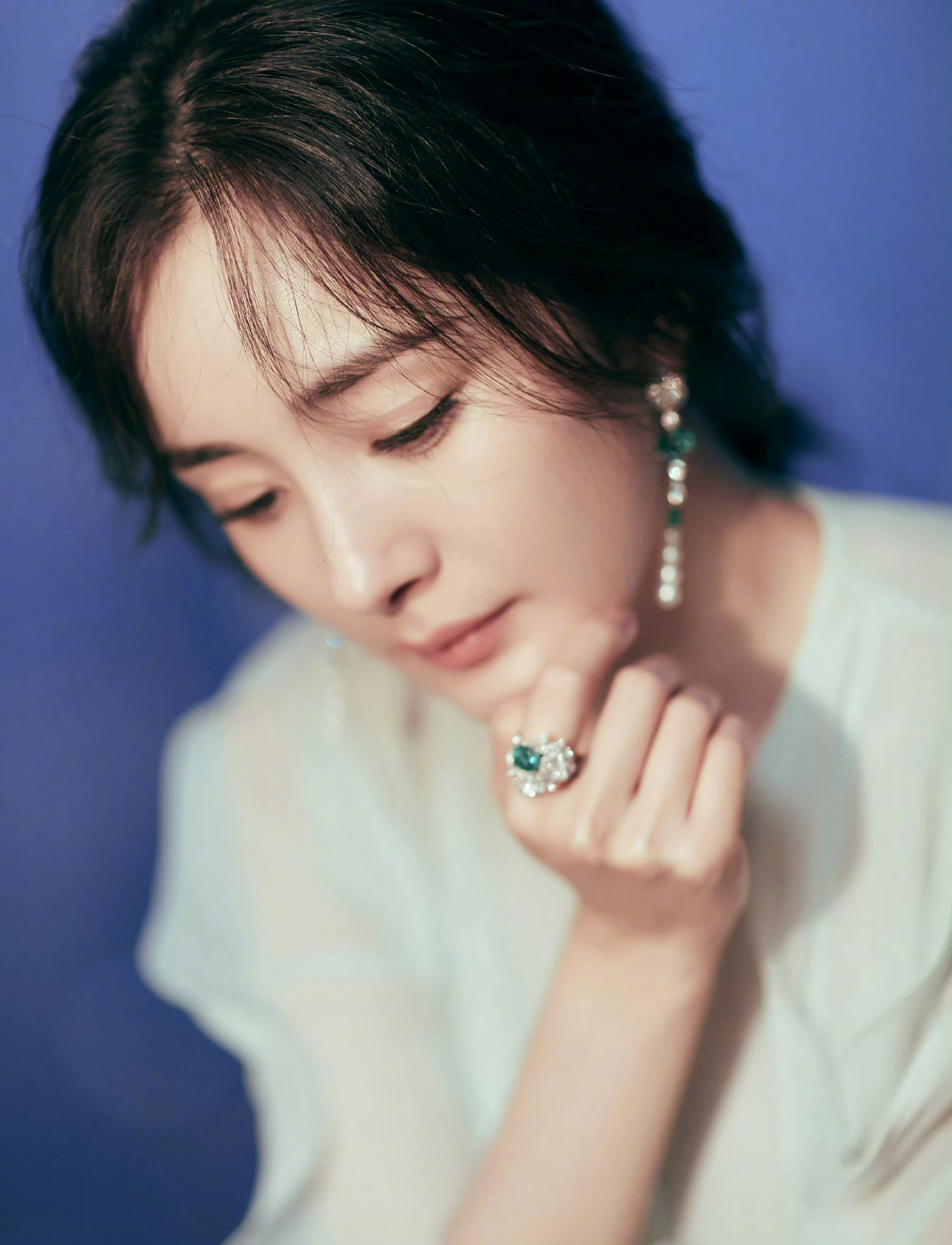 杨幂你浅浅的微笑，迷人的狐狸眼睛💖