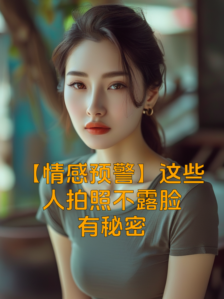 【情感预警】这些人拍照不露脸有秘密