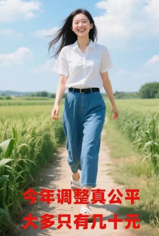 今年的养老金调整真的是“平均”，那些整天叫着差距过大的也算安心了。无论是高的还是