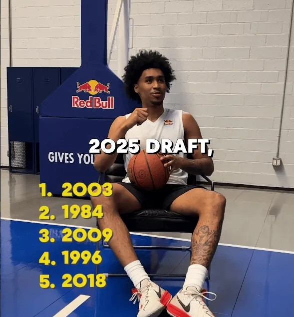 2025届NBA选秀大会，马刺第2顺位选中迪伦-哈珀。哈珀在采访中给各届选秀排