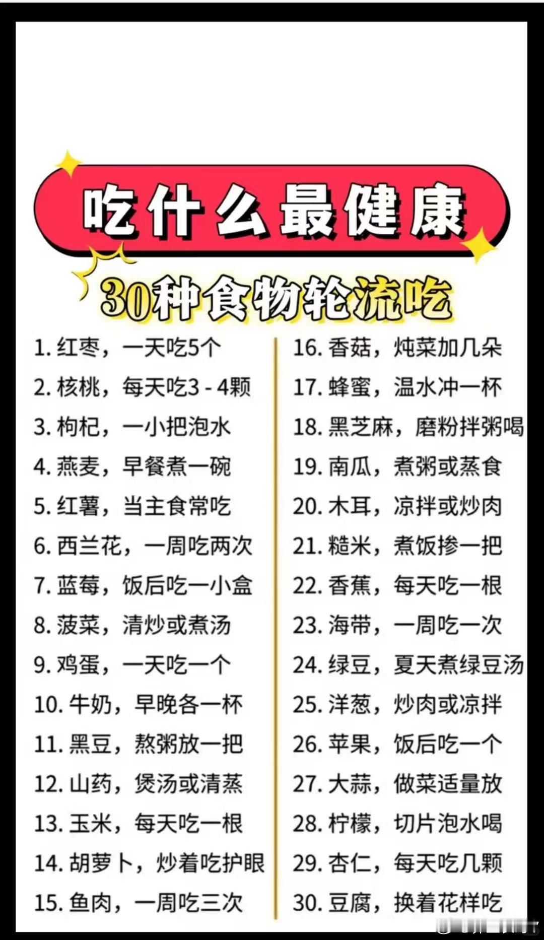 吃什么最健康​