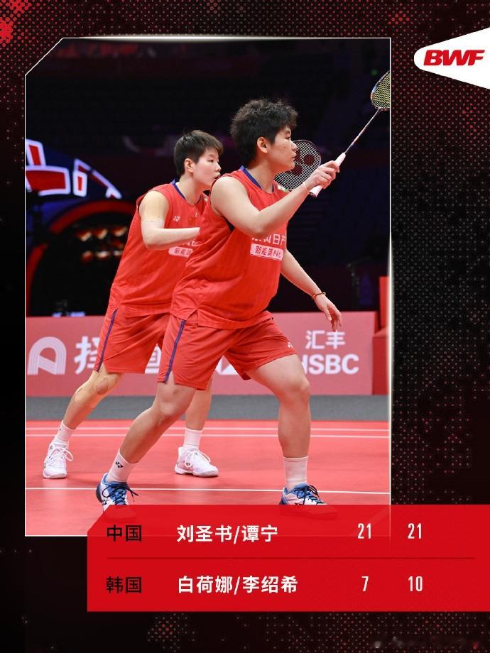 两连胜! 世界羽联年终总决赛女双: 刘圣书/谭宁2-0战胜韩国组合