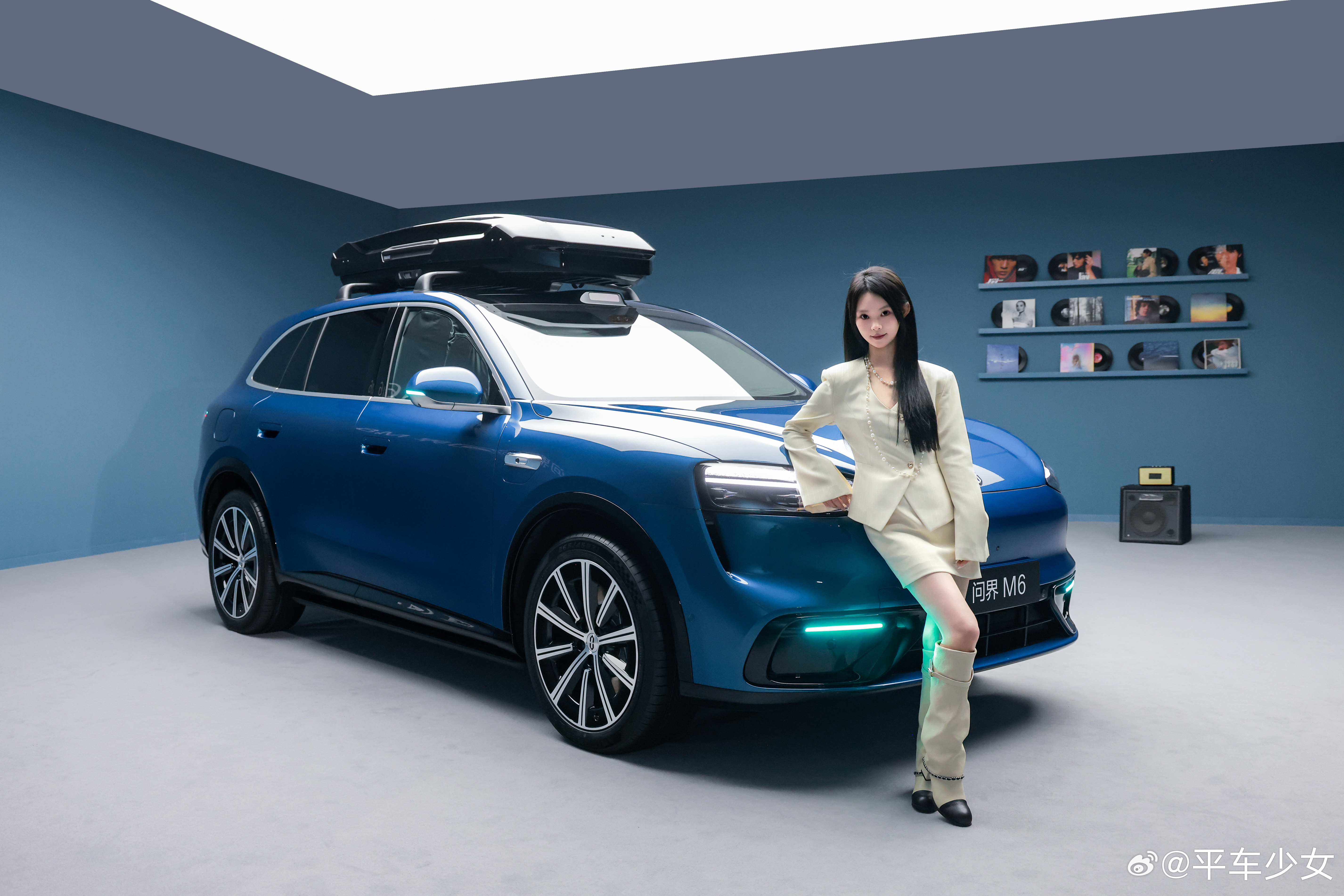 昨天去拍了bulingbuling的问界M6！实车很有质感，把时尚感和年轻气质拿