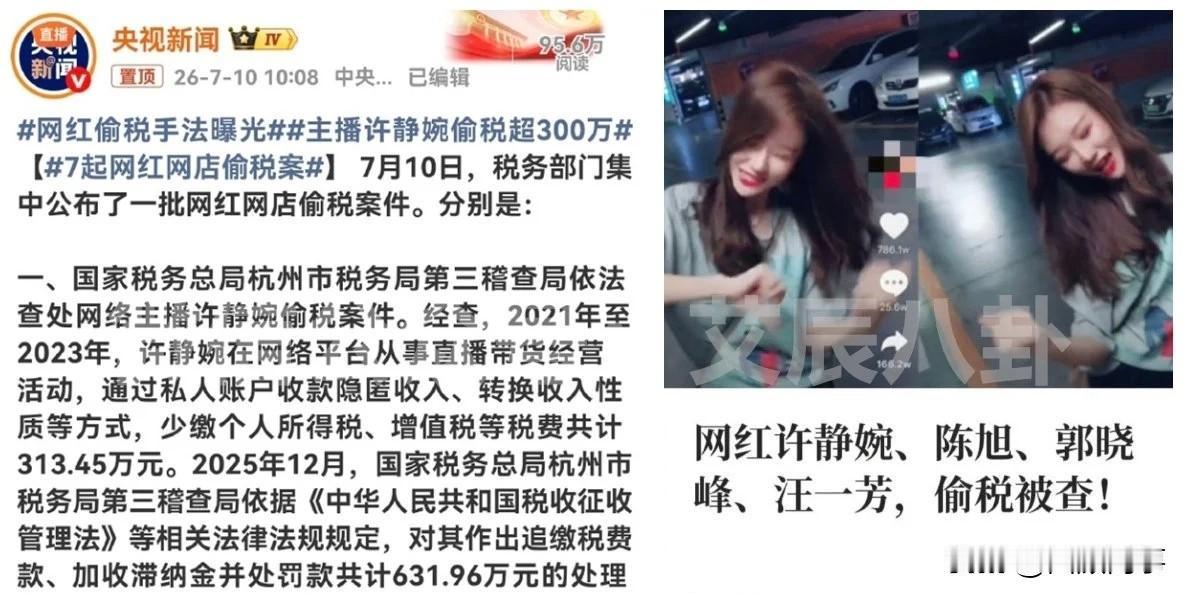 央视新闻报道：“温婉”及多位网红偷逃税被查！  前天报道寂