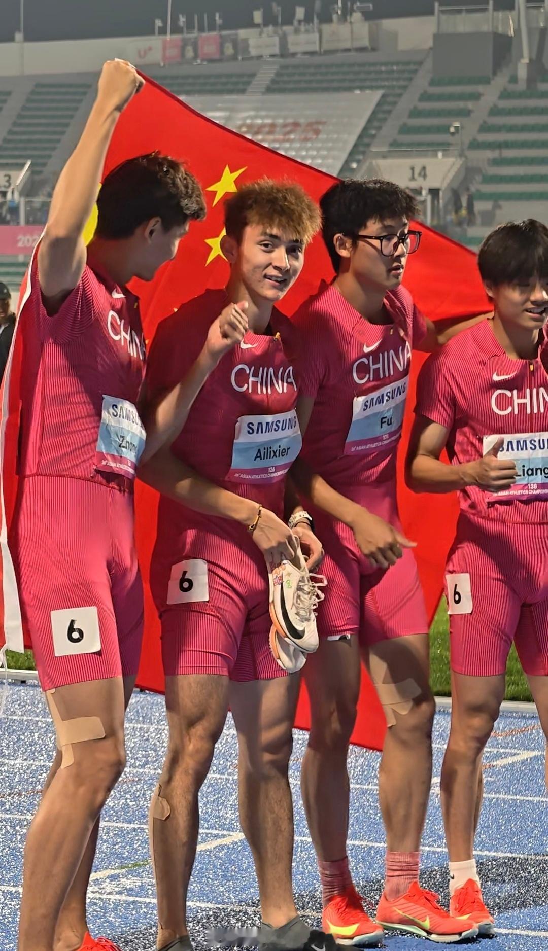 2025亚洲田径锦标赛中国男子4×400米接力队获得第三名，目前的疲劳程度，非