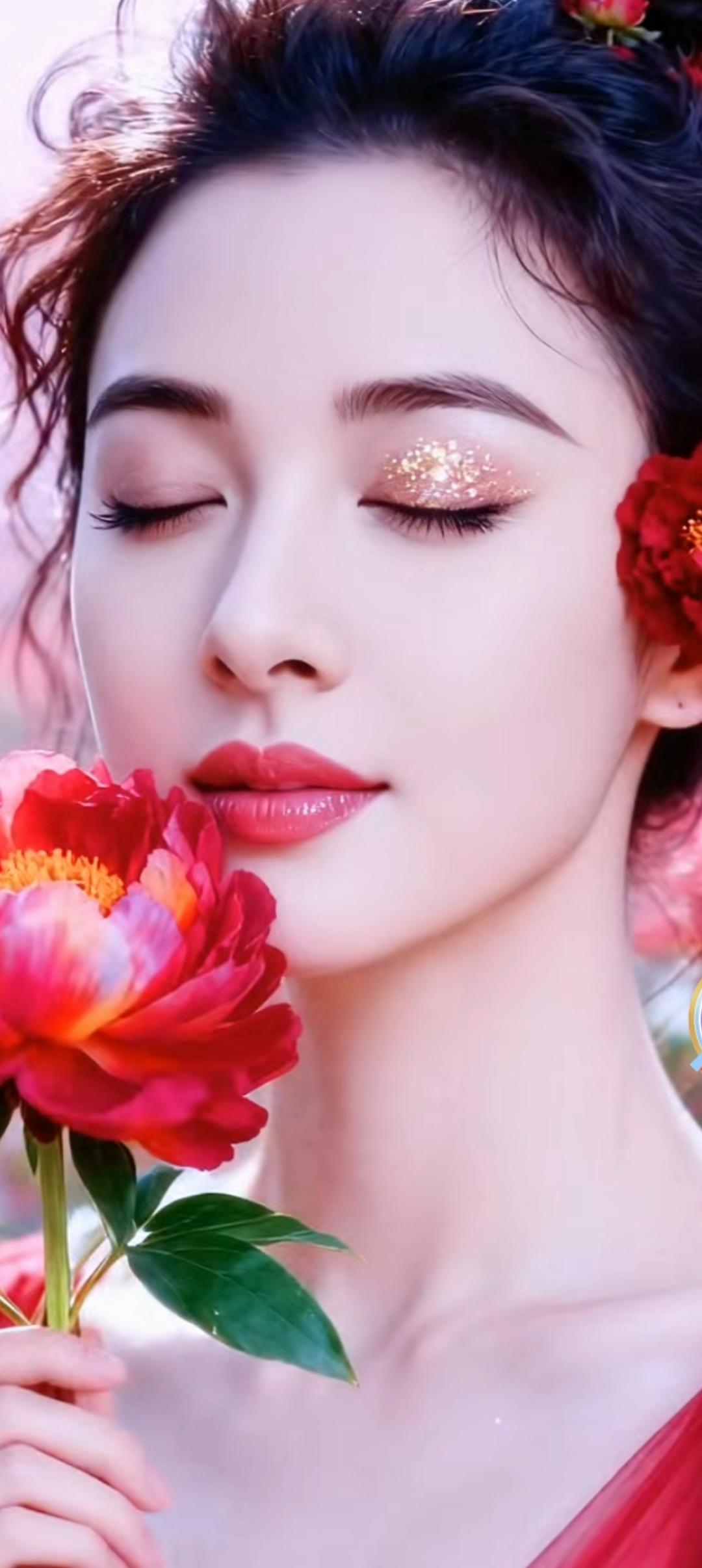 闭眼轻吻，红玫瑰的诱惑