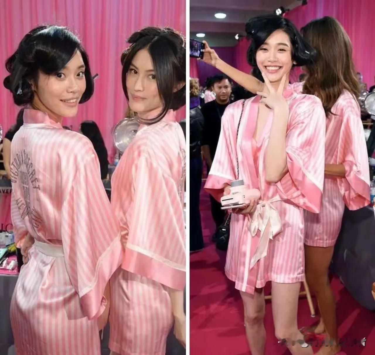 谁还记得这两位美女，如今真是已经完全变了模样。当年刘雯和奚梦瑶都在维密时候，真