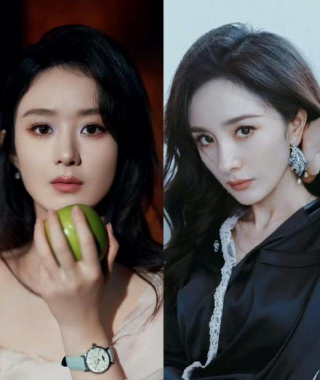 内娱各年龄段天选对家85花是赵丽颖和杨幂，90花是杨紫和迪丽热巴，95花是赵露