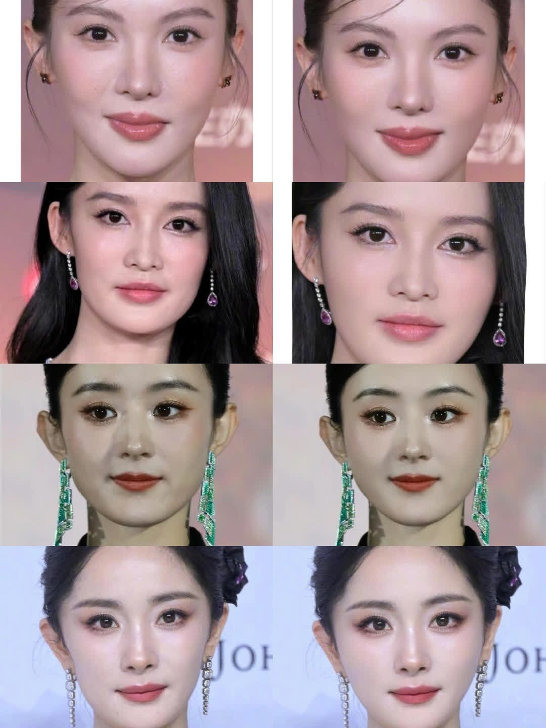 还原明星美貌赵丽颖杨幂李沁
