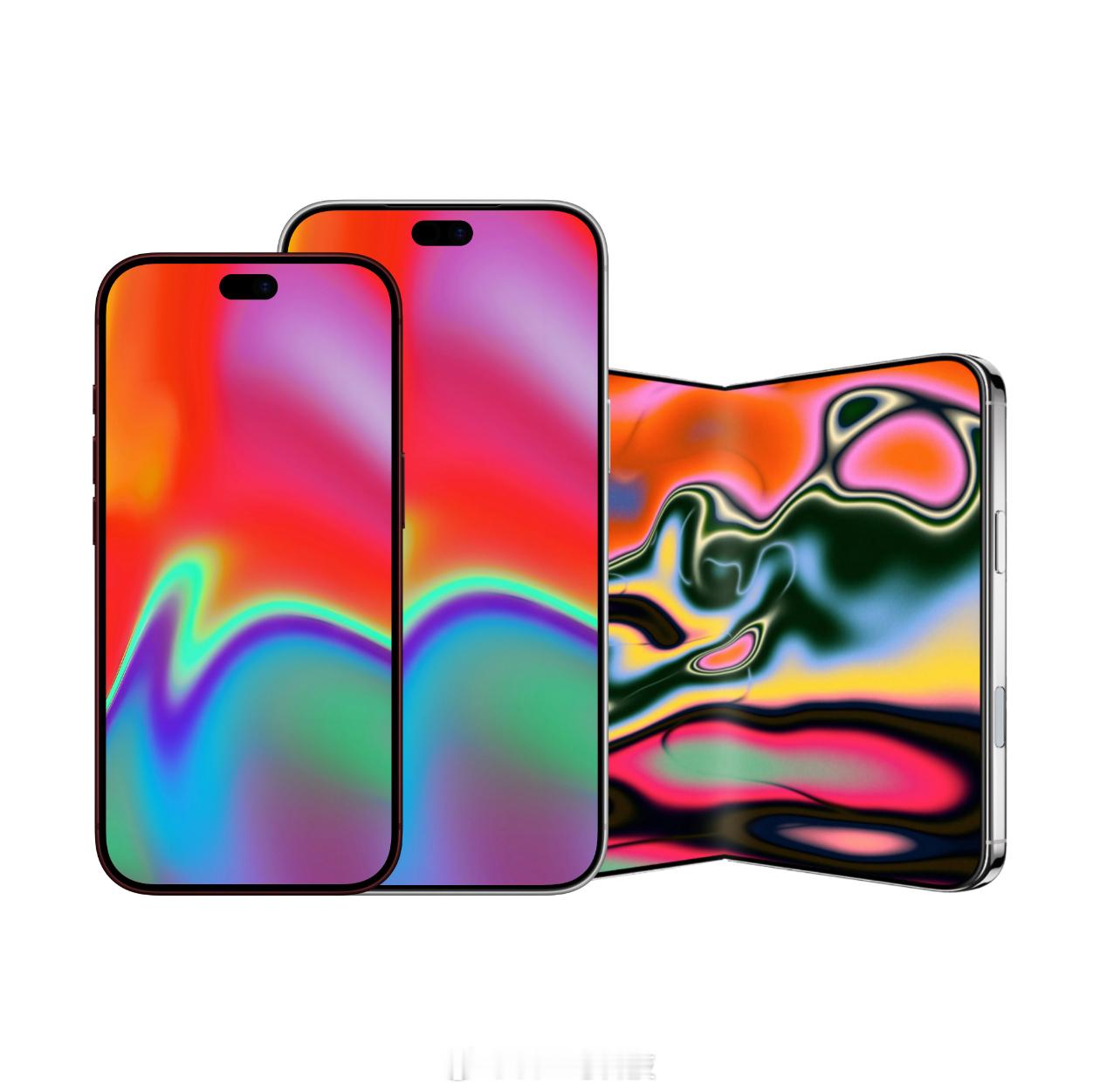 等了这么久，苹果终于入局折叠屏了！看到这组iPhoneFold的概念图，横向折