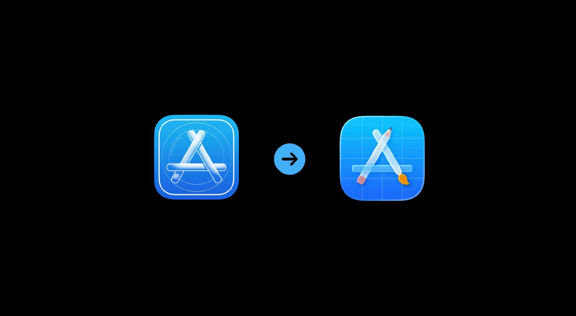 新的AppleDeveloper应用图标，怎么感觉苹果又重新在拟物化的边缘