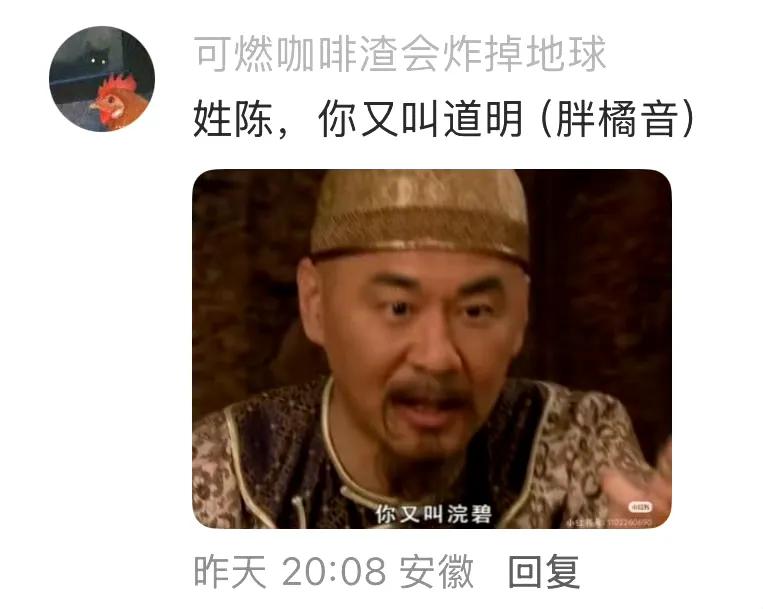 我一开始真的只是看乐子，笑陈道明最近住热闹上了……但是……陈悼明祖籍浙江女