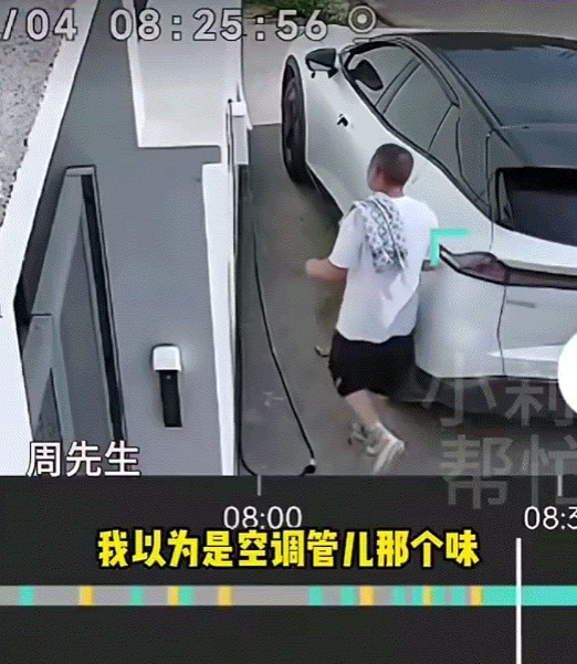 太悲催了！”近日报道，河南郑州，男子一大早开车，刚坐进车内，就闻到一股恶臭！他以