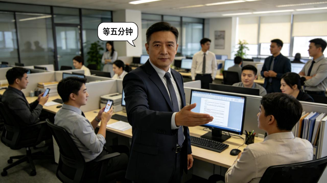 总监在群里发了个红包，标注“庆祝项目提前完成”。点开，0.01元。群里瞬间跳