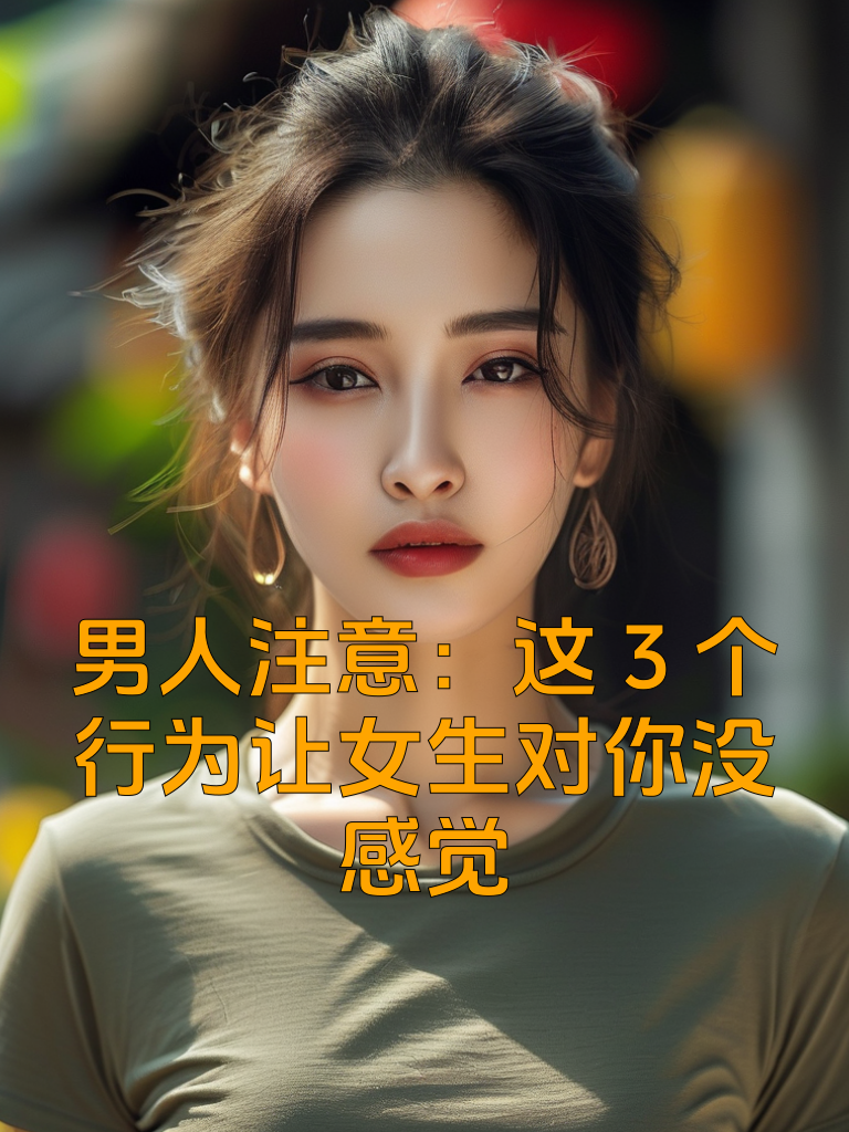 男人注意：这3个行为让女生对你没感觉