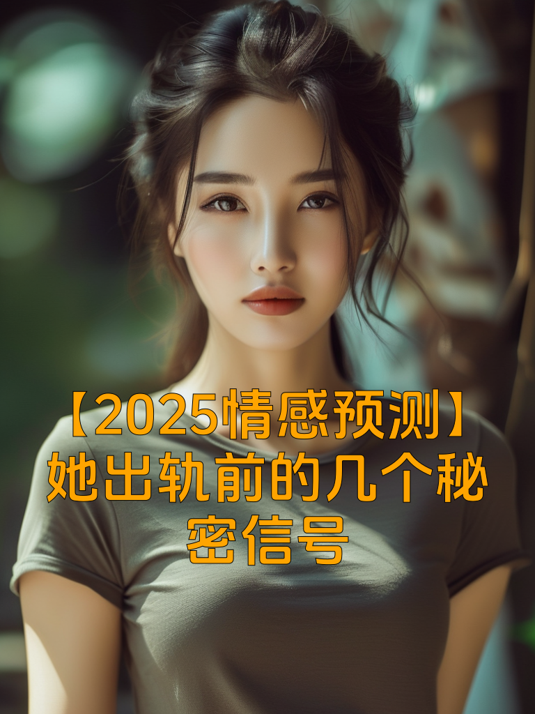 【2025情感预测】她出轨前的几个秘密信号