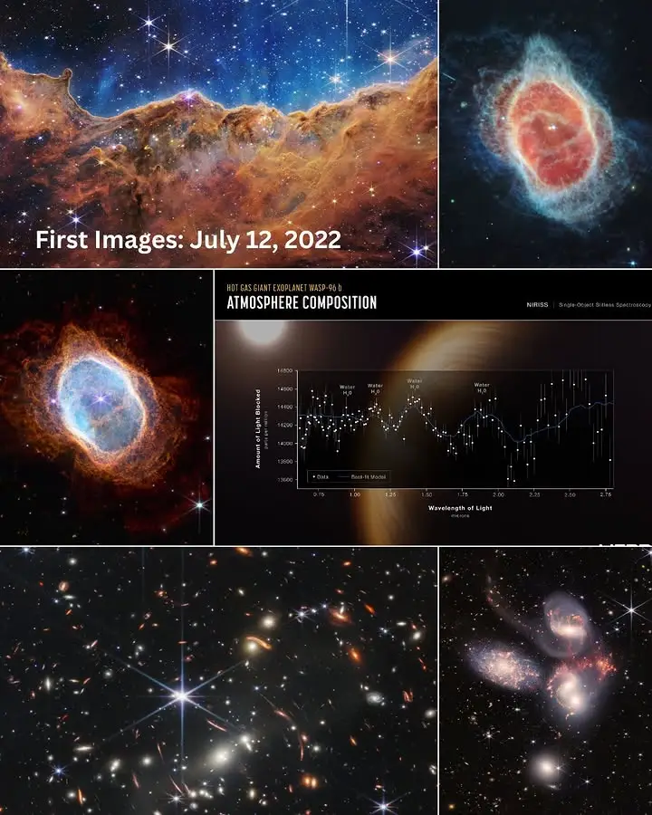 NASA四年精选🔭韦伯望远镜看到的真实宇宙