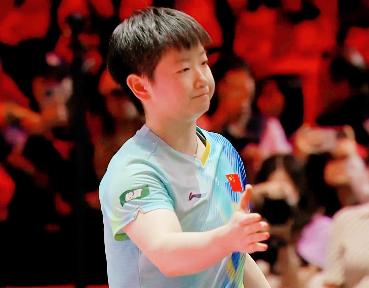 刘国正解说完，长松一口气，终于解释完了，直呼心脏受不了。前五局孙颖莎3:2