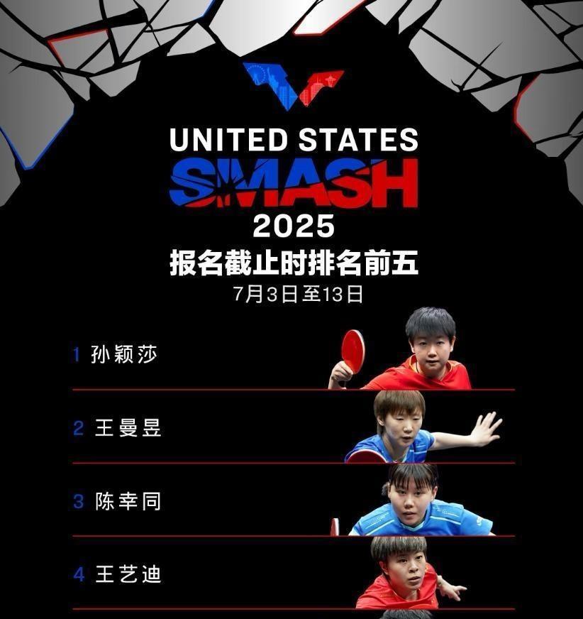 刚刷到美国大满贯名单！混双居然不是莎莎了……林诗栋/蒯曼重新搭档，这组合上次就超