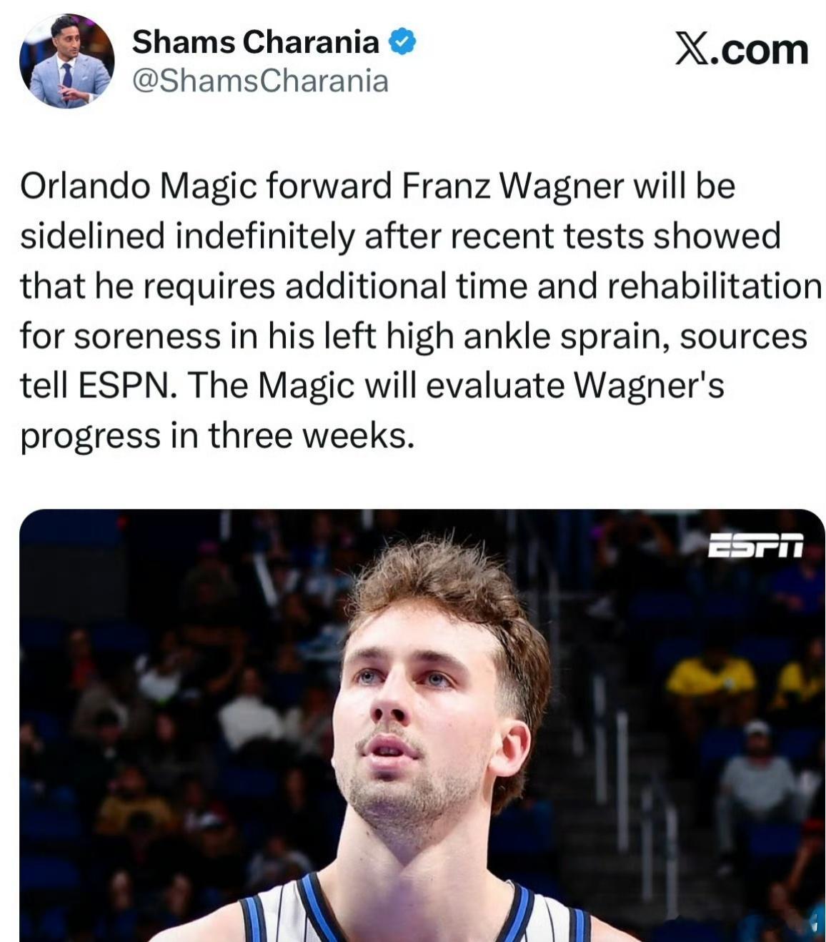 湖人魔术明日伤病名单！湖人这边——海斯（右脚踝扭伤）出战成疑！布朗尼、蒂耶罗（g