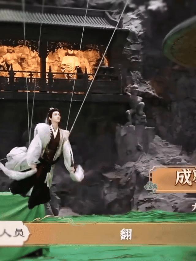 罗云熙好腰好腿好软《水龙吟》片场花絮里的罗云熙，罗云熙好腰好腿好软用“好腰好腿