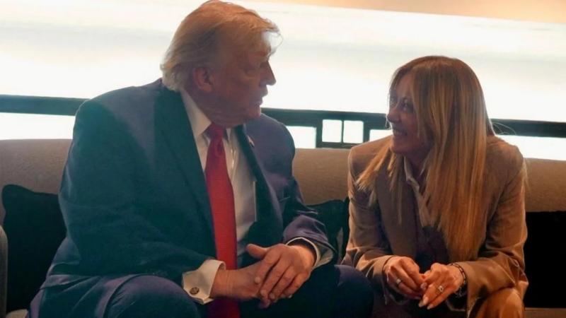 骂战升级！梅洛尼干了一件美国盟友都不敢干的事，自特朗普日前公开表示，意大利总理梅
