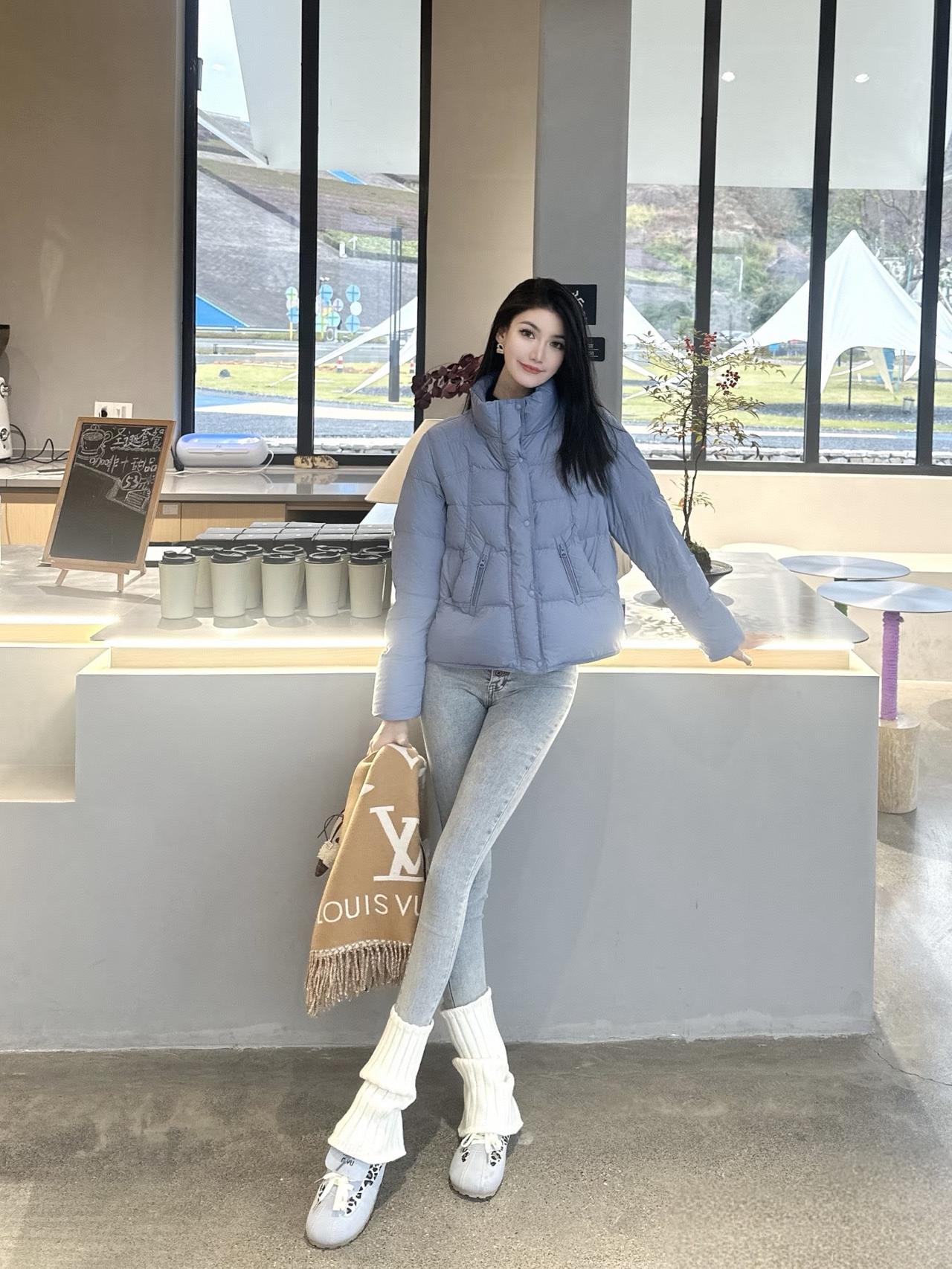 冬日里的蓝色调