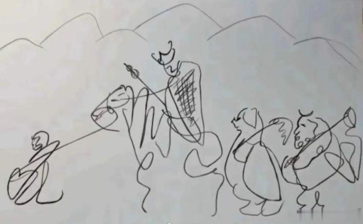 网友吐槽，花了四千多元，送孩子上特长班学画画一个月，孩子学完后的第一个作品，大家