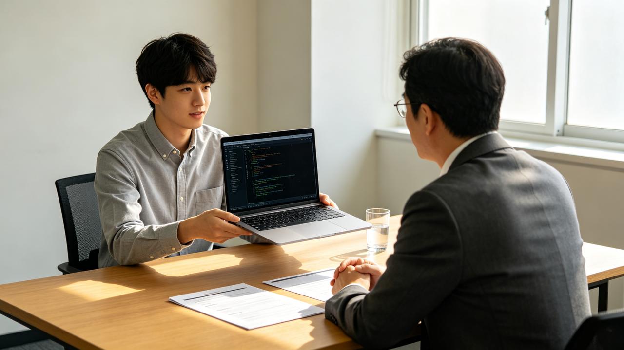 新来的程序员小陈，经常被主管骂。他有个习惯——每次挨骂，都在笔记本上认真记下来。