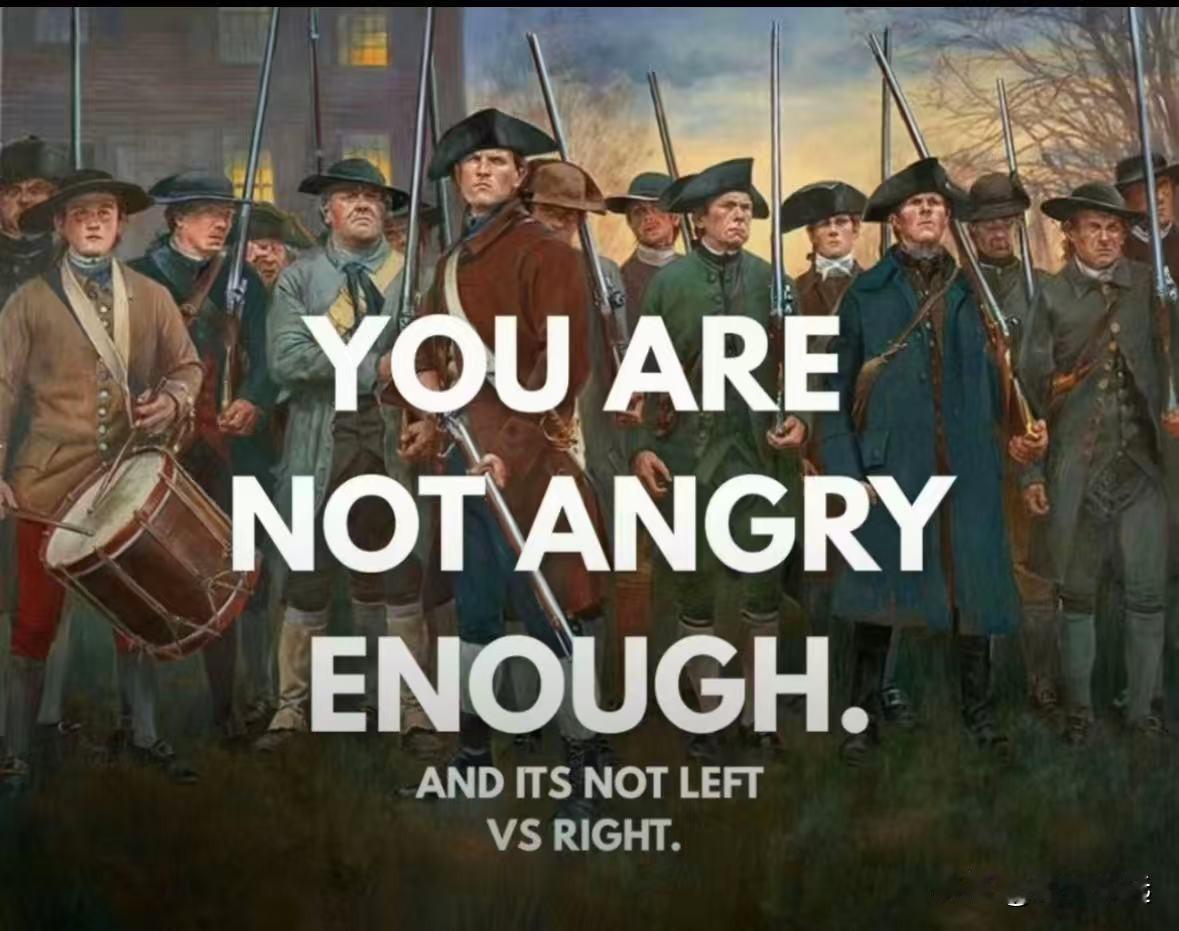 北美懦夫们要革命了，约在2026年7月4日，美国宪法250周年纪念。“你还不够