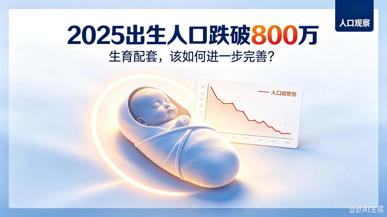 2025全年新生儿跌破800万大关，低生育率话题再次引发热议。网上流传一种说法：