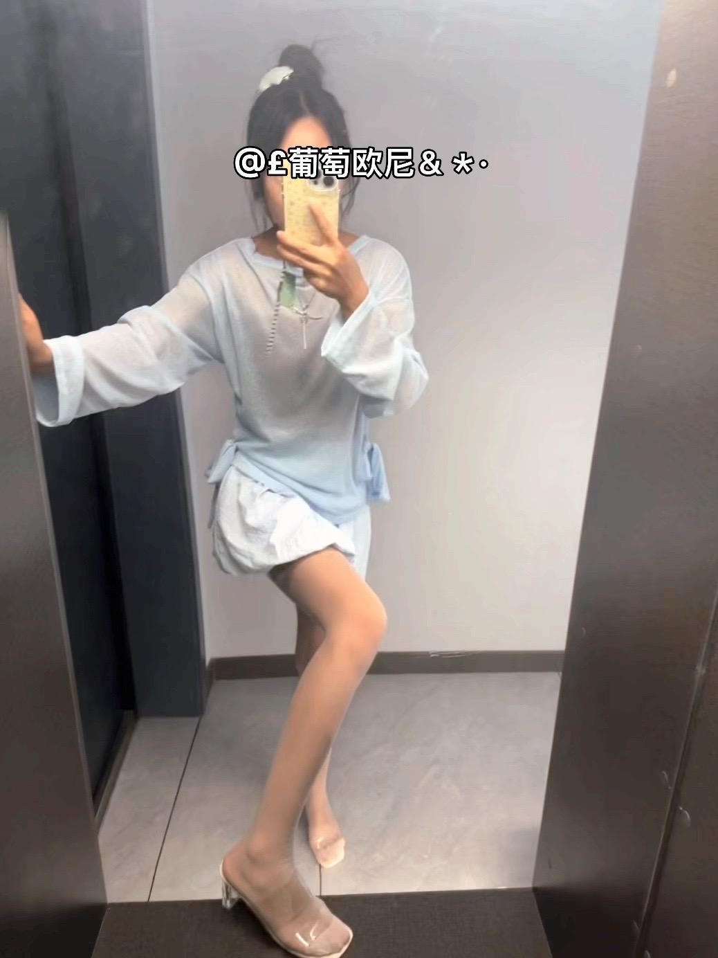 今日穿搭 夏日穿搭ootd ootd穿搭分享 ootd日常穿搭 对镜拍