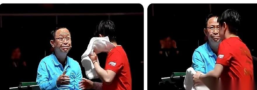 那老外裁判，眼珠子都快瞪出来了。真的，就差脸上直接写着“难以置信”四个大字。