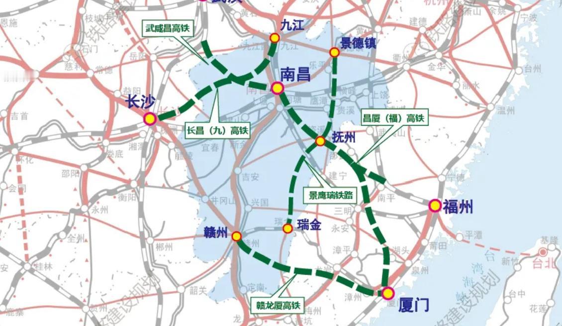 8月13日，景德镇市重大项目服务中心挂出一份《景鹰瑞铁路规划建设暨皖赣铁路改造课